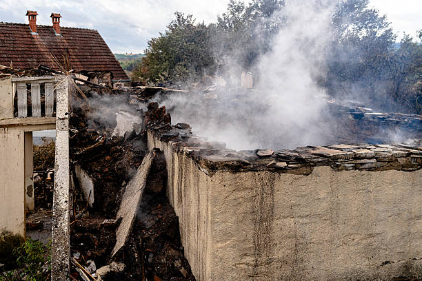Professional Fire Damage Removal technician working in Englishtown, NJ